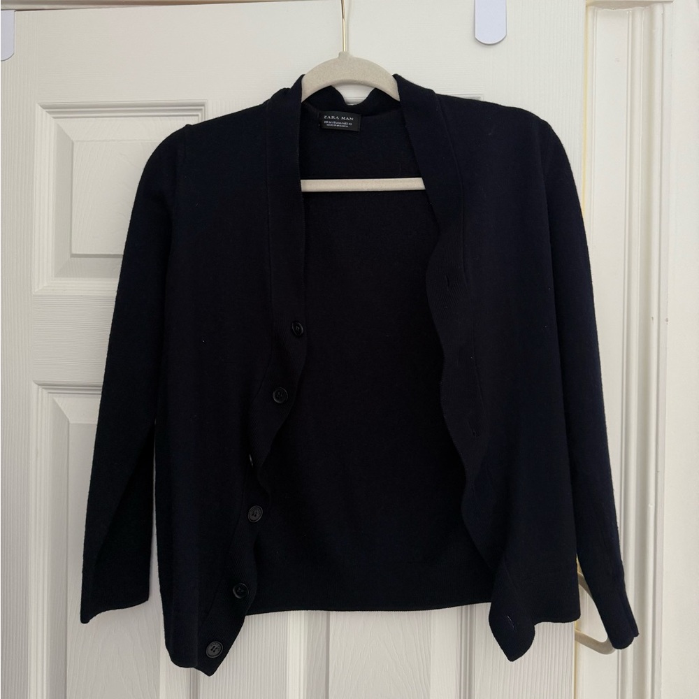 Zara Man Navy Sweater